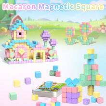 30PCS Magnetic Blocks - Toddler Girl Toys, Magnet Building Blocks With Ron Box , STEM Sensory Outdoor Autism Toys For 3-5 Year Old Boys & Girls, Magnetic Cubes Classroom Must Haves For Kids Ages 3+