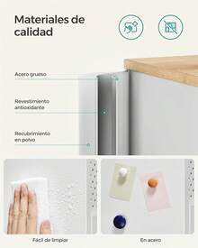 Garage Integrated Storage Racks - Beżowy Naturalny + Biały - Zobacz 4