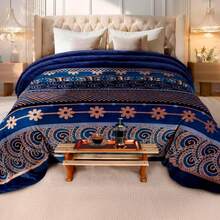 Cobertor Jumbo Matrimonial con Borrega – Súper Suave, Cálido y con Diseños Trendy para esta temporada  de Frio- Beautty Home - Praga - Ver 2