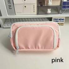 New Transparent Pencil Case, Large Capacity Simple And Beautiful Pencil Case, Creative Multifunctional Stationery Bag For Middle School Students,Back To School