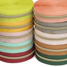 1 Set: Resleting Warna-warni #5 sepanjang 4,5m + 10 buah Tarikan Resleting, Cocok untuk Memperbaiki Tas, Mengganti Jahitan, Tersedia Berbagai Warna - MultiWarna - View 2