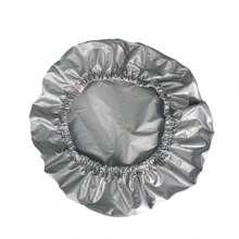 1 pieza Cubierta protectora de aluminio para el volante del coche de verano, anticalórica, plegable, de aislamiento térmico y anticoptaminación