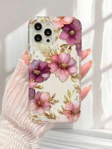 Peony Flowers Pattern Curly Wave Phone Case Compatible With AppleCompatible With Compatible With IPhone 16/11/12/13/14/15/15pro/15 Plus/15 Promax/7plus/8plus/X/Xs Max/Xr/11pro/12pro/13pro/14pro/12mini/13mini/11promax/12promax/13promax/14promax/14plus/6/6s/6plus/7/8/16Pro/16plus/16promax/Se&Compatible With Samsung Galaxy/A54/A14/A12/A13/A15/A32/A33/A24/A52S/S20/S21/S22/S23/S24/S23Plus/S24ultra - 1 cái - Xem 3