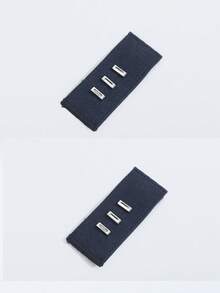 Adjustable Waist Belt Extender - Detachable, Elastic Fit, Unisex For Pants, Long Hook, Jeans Button Extender Set, Waist Belt Extender, Practical Sewing Tool, Unisex Adjustable Waist Belt Extender - Multicolor - View 17