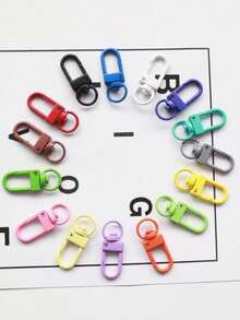 5-20pcs Colorful Keychain Parts For DIY Keychains, Small Gifts For Friends Car Accessories Cute Goth Y2k - one-size - View 6