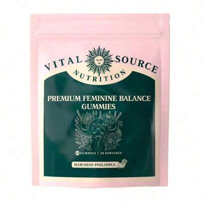 GQ1A Vegan Feminine Balance Gummies For Women – PH & Immune Support With Pineapple & Probiotics, Gluten-Free, Low-Calorie, 60 Chewables/Month, Probióticos, Ph Balance, Ph Balance Gummies, Health, Vitaminas Para Mujer, Probiotics For Women