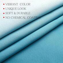 MIUCO Blackout Curtains & Drapes For Bedroom Living Room 84 Inches Long Purple And White Room Darkening Ombre Curtains Rod Pocket & Back Tab Curtains Thermal Insulated Light Blocking 2 Panels Set-FUNALING - 綠松石 - 查看 5