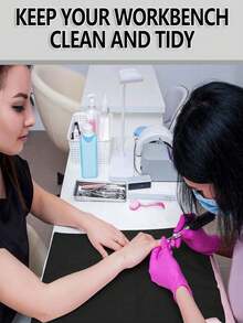 20pcs/30pcs Disposable Dental Bibs - Disposable Cleaning Pads, Dental Tattoo Bibs, Pink Paper Towels, Tattoo Table Covers, Dental Pads, Paper Bed Sheets, Eyelash Supplies - Black - View 7