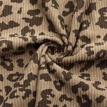59x19.69inch Soft Leopard Print Elastic Corduroy Fabric - Machine Washable Polyester, Ideal For Pillow Covers, Couch Covers, DIY Handmade Crafts, DIY Craft Fabric | Playful Print Design | Polyester Fabric - Multicolor - View 12