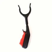 Durable Plastic Gripper Tool, Multi-Function Sanitary Trash Tongs With Metal Bar Litter Picker, Long Handle Trash Grabber For Garbage, Clothes And Other Clutter, Convenient Grasping Claw