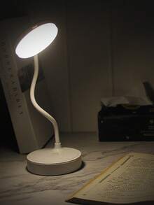 可usb充電的led桌燈,帶有三級亮度調節,可在白光/中性光/暖光模式之間切換,設有小夜燈功能,可保護眼睛 - 白色 - 查看 3