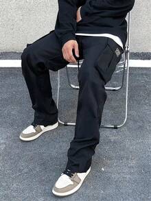 Men's Casual Cargo Pants, Fashionable Outdoor Workwear Trousers, Autumn/Winter