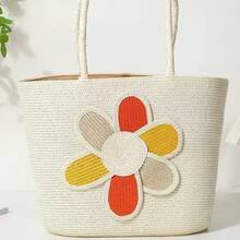 Women Shoulder Bags - [奶白]拼花彩色包 - 查看 5