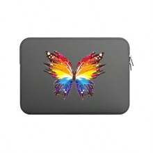 Pothai 蝴蝶设计简约防水减震透气笔记本电脑保护套，保护性笔记本电脑包，女士笔记本电脑包， 书包，大学必备品，返校必备 - 彩色 - 查看 14