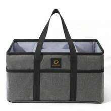 婴儿尿布收纳盒大容量婴儿尿布收纳篮便携式婴儿洗澡篮带手柄多功能婴儿尿布收纳盒带可拆卸隔板适用于家庭 - 彩色 - 查看 13