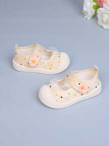 Toddler Boys/Girls Soft Sole Lightweight Spring First Walking Shoes, Suitable For Spring And Autumn - Yellow - View 8