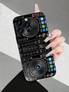 Professional DJ Controller Phone Cases For IPhone 16/15/14/13/12/11/X/XR/XS/8/7/SE Mini Plus Pro Max, Anti-Fingerprint Cover / Shockproof / Full Lens Protection Phone Cases #CreativePhoneCase #DJStyle #AntiFingerprintCover - 黑色 - 查看 1