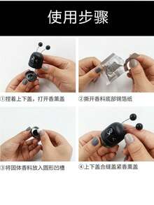 Creative Robot Car Air Freshener, Fragrance Diffuser, Cute & Long-Lasting Car Air Freshener, Car Decor Accessory, No Battery Needed, Great Gift For Family And Friends, Robot Car Vent Clip Fragrance Suitable For Christmas, Halloween, Valentine's Day, New Year, Birthday (Random Color)