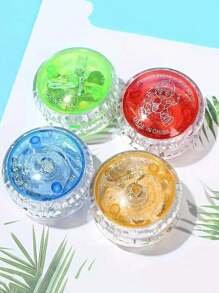 1/2/3/4/5/6 piezas de juguetes Yoyó enviados al azar con cuerda de tiro, con luz, con luces intermitentes, juguetes Yoyó geniales, Yoyó, Yoyó, Yoyó, Mini Yoyó, Yoyó rosa, 1 Euro, premios de caja del tesoro, Resortes, Yoyó de madera