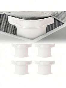 4 kẹp giữ ga trải giường, kẹp ga trải giường chịu lực, phù hợp với mọi kích cỡ nệm, màu xám, kẹp giữ ga trải giường vô hình, kẹp đa chức năng không cần ghim để cố định ga trải giường chắc chắn, kẹp giữ chân giường, thiết bị chống trượt ga trải giường không cần ghim, Halloween, Trick Or Treat, ngày 31 tháng 10 - Nhiều màu - Xem 1