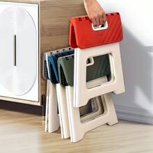 Escabeau Pliant ABS - 300 Lb Anti-Slip Footrest, Portable Height Of 8.7 Inches - Compact Household Ladder For Bedroom, Bathroom, Kitchen, And Living Room - 灰色的. - 查看 2