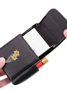 1 Stück personalisierter Name, kreative Kunstleder Flip-Top Unisex dicke Zigarettenetui, multifunktionale tragbare Raucher-Accessoire (nur Zigarettenetui), schickes Design - Verschiedenfarbig - Übersicht 7