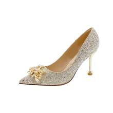 Women Shoe Charms Accessories - Silver Plate, 8 cm - View 5