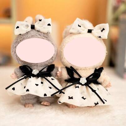 1 قطعة فستان فقط (بدون دمية)، مناسب لدمى الجيل الثاني/الثالث بطول 17 سم، فستان، ملابس، إكسسوارات