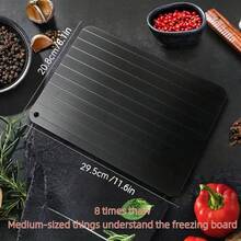 Aluminium Alloy Rapid Defrosting Tray, Household & Commercial Kitchen Meat, Seafood Defrosting Plate - Multicolor - View 8