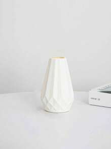Plastic Anti-Fall Minimalist Diamond-Shaped Hydroponics Flower Vase, Suitable For Indoor, Cafe, Real Flower Cultivation,Home Decor,Flower Vase,Centerpiece,Table Decor Gifts Birthday Graduation