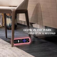 5 Pack Silicone Case For Roku Remote Cover For Hisense  Roku TV Steaming Stick Express Universal Replacement Controller Silicone Sleeve Skin Glow In The Dark Blue Green Purple White Pink - 輝光藍綠色紫色白色粉紅色 - 查看 6