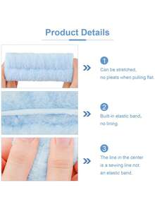 7 件套清洁套装、深层清洁美容 SPA 面膜刷、柔软头带、发带套装、温和去角质刷、硅胶双头面部刷、多功能便携式护肤工具（带洗漱包）、面部按摩和日常美容计划器、方便携带旅行、护肤头带、美容、护肤产品、水疗、自我护理、护肤工具、面部护理、美容师用品、皮肤、洗面奶、面部 - 藍色 - 查看 2