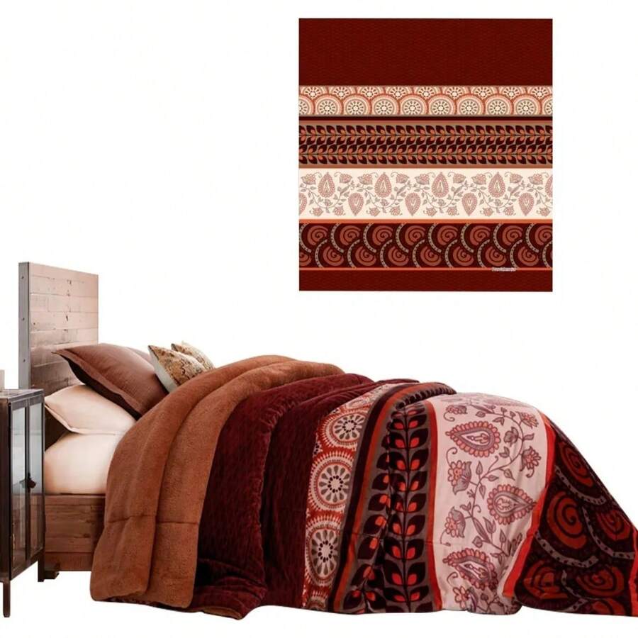 Suavecito Double Jumbo Shearling Reverse Coverlet - Celtic - View 1