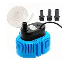 Pool Cover Pump Above Ground - Submersible Water Sump Pump Swimming Water Removal Pumps, With Drainage Hose & 25 Feet Extra Long Power Cord, 110 V 75W 850 GPH InGround, 4 Adapters - US A Type Plug(110-127V) - View 8