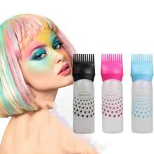 1 件专业染发瓶，带梳齿和测量标记 - 沙龙级染料涂抹器、染色刷和烫发液容器，可精确涂抹（500 毫升/16 盎司） - 非常适合挑染、补染发根、居家护发 - 适合发型师的圣诞节、生日、沙龙周年纪念礼物、返校礼物、旅行度假必需品、女士发饰