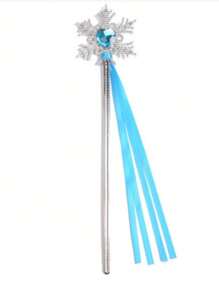 1pc/4pcs Ribbon Snowflake Fairy Wand, Princess Magic Wand Hair Accessory, Dreamy Magic Wand With Ribbon Snowflake, Halloween - Multicolor - View 15