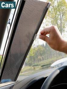 通用卷帘吸盘遮阳免钉遮光窗帘汽车卧室厨房办公室窗户遮阳窗帘