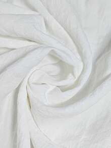 Women Banded Single-Breasted Lantern Sleeve Casual Loose Shirt