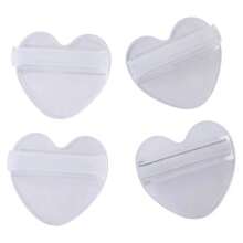 Kit 4 Prendedores Lençol Elástico Para Colchão Antiderrapante formato Coração - kit com 4 - Visão 3