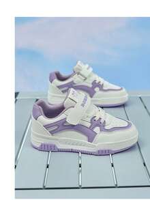 أحذية كانفاس رياضية للبنات، أحذية أطفال يومية كاجوال، أحذية سكيت بوت بنظام إبزيم وحلقة للأطفال الكبار