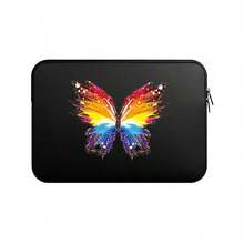 Pothai 蝴蝶设计简约防水减震透气笔记本电脑保护套，保护性笔记本电脑包，女士笔记本电脑包， 书包，大学必备品，返校必备 - 彩色 - 查看 29