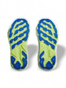 Hoka Giày chạy bộ trẻ em Clifton 9, chất liệu lưới dệt kim nhẹ, thoáng khí, có đệm RN88276 - Bụi sao/Xanh coban - Xem 5