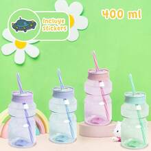 CASAMAX WL Botella con tapa para agua 400 ml. / ø7*14 CM / EL COLOR SE ENVÍA AL AZAR / - Multicolor - Ver 1