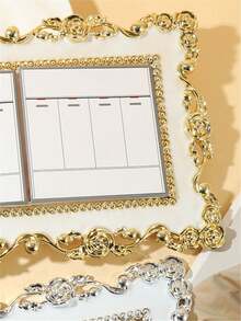 1pc European Style Rose Flower Switch Sticker, Double Switch Cover, Wall Decal, Suitable For Halloween, Christmas, And Home Decor - White - View 11