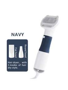 3-In-1 Pet Hair Dryer & Slicker Brush For Dogs & Cats – Portable, Quiet, Adjustable Temp, Overheat Protection Dog Hair Dryer - EU C Type Plug(220-240V) - View 23