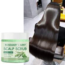 8.8 Oz Rosemary Scrub Leave-In Shampoo, Deep Conditioning Hair Products For Dry Damaged Hair, Sea Salt Serum Promotes Scalp Stimulates Growth, Improves Hair Health, Strengthens Hair Roots And Enhances Overall Hair Appearance For Gorgeous Hair.