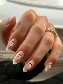 1pc Custom Face Nail Sticker, Custom Nail Decals, Personalized Custom Photo Nail Waterproof Decals, 0.8*0.8cm Nail Sticker, Fashionable Nail Art, Custom Nail Decals, Custom Face Sticker, Personalized Christmas Gift, Nail Sticker Practice Sheet Nail Supplies Nails - Multicolor - View 5