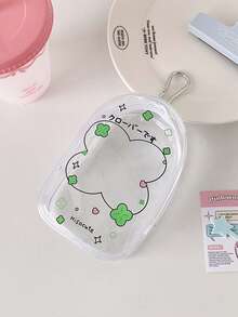 1 件可爱透明婴儿推车收纳袋、口水收纳袋、户外婴儿娃娃展示和收纳挂袋、防尘拉链袋、适用于学校用品、返校 - 透明 - 查看 8