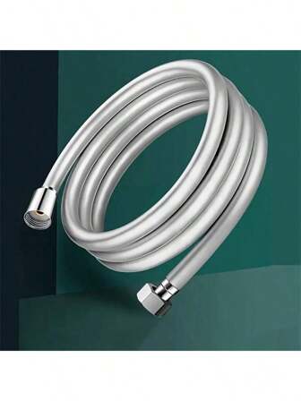 1pc Pvc Material Explosion-Proof Shower Pipe, Strong Non-Winding Shower Hose, Bathroom Shower Head Hose, Bathroom Accessories Bathroom Accessaries Bathroom Tools