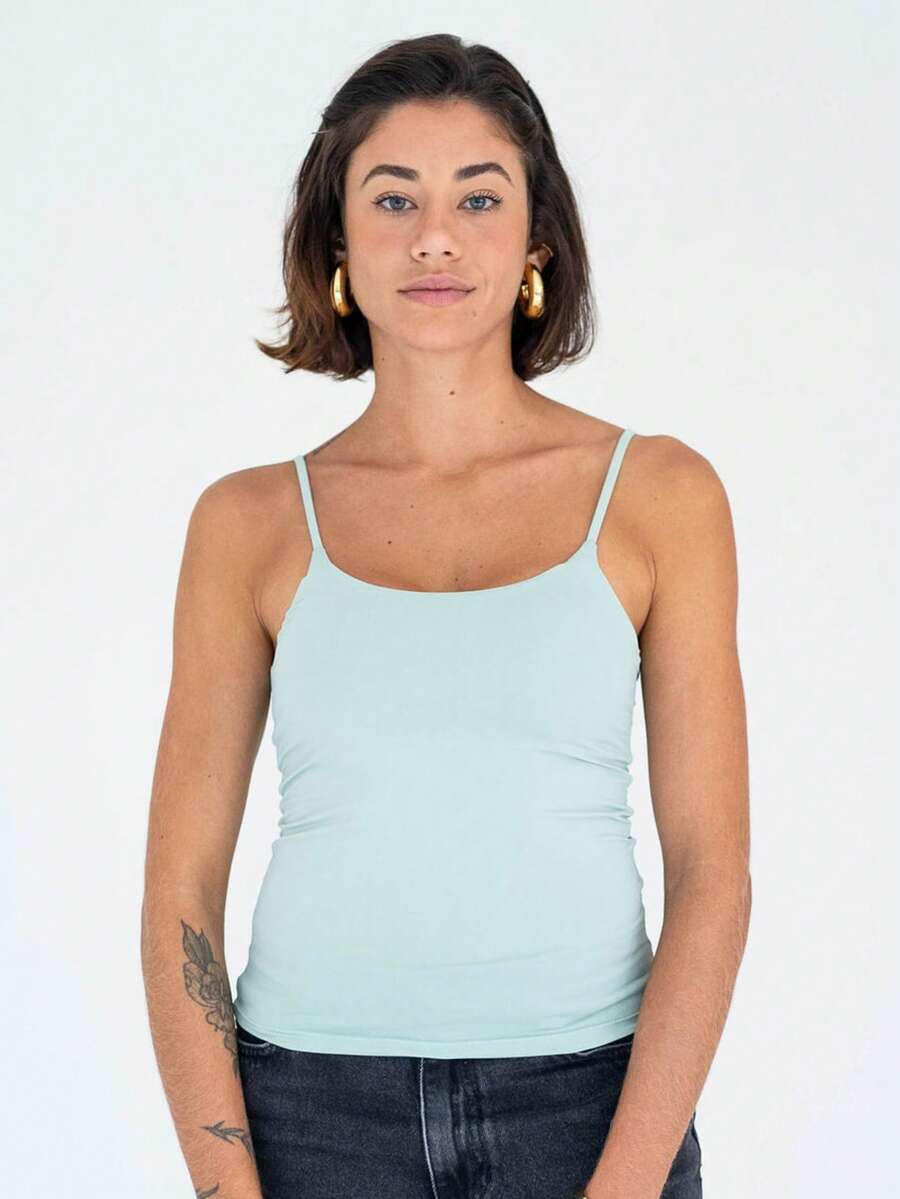 Women Tank Tops & Camis - 綠色 - 查看 1